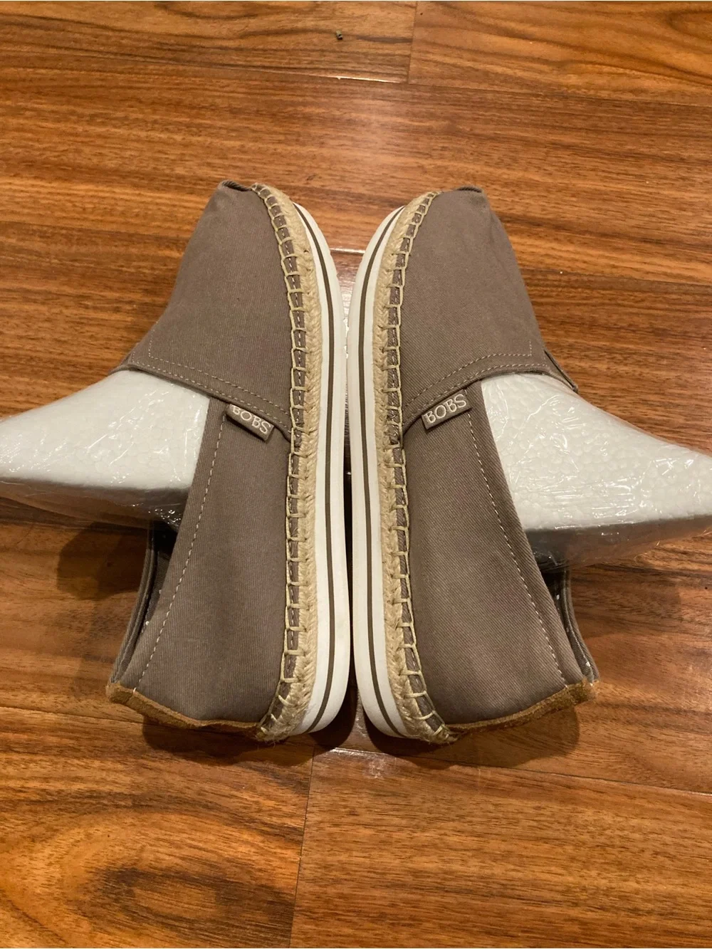 b.o.c. Taupe Slip-On Espadrille Loafers